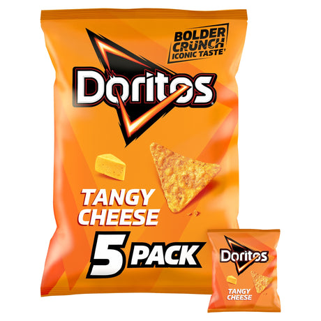 Doritos Tangy Cheese Tortilla Chips Multi-Pack Crisps 5 x 30 g