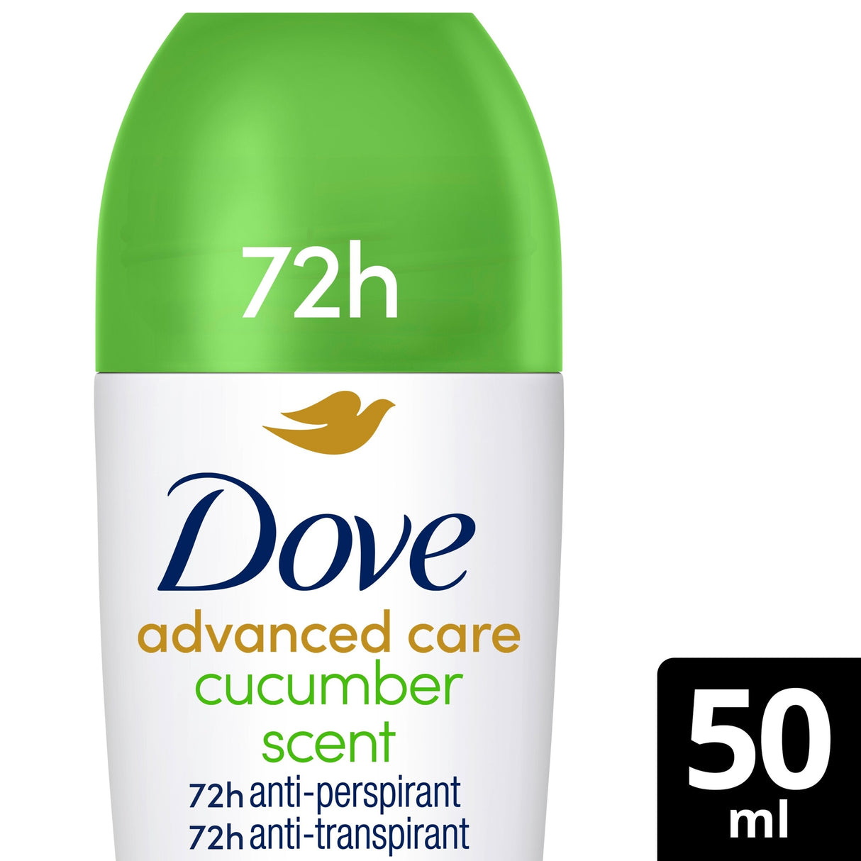 Dove Advanced Care Go Fresh Cucumber 72 Hour Roll On Anti-Perspirant Deodorant 50 ml