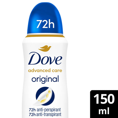 Dove Advanced Care Original 72 Hour Anti-Perspirant Deodorant 150 ml