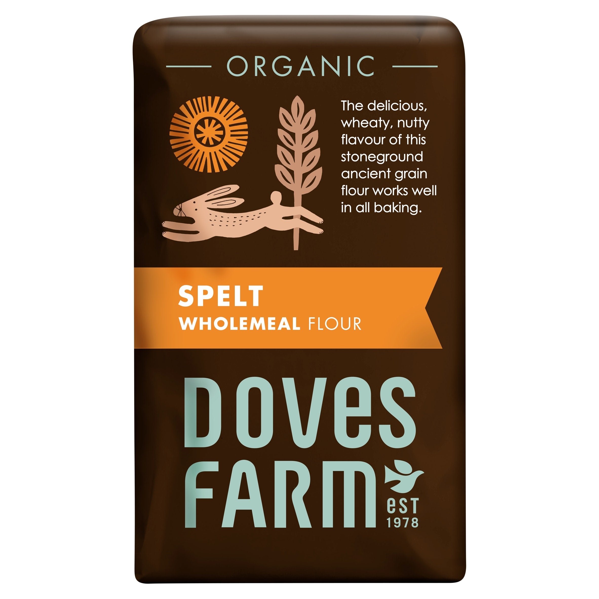 Doves Farm Organic Spelt Wholemeal Flour 1 kg