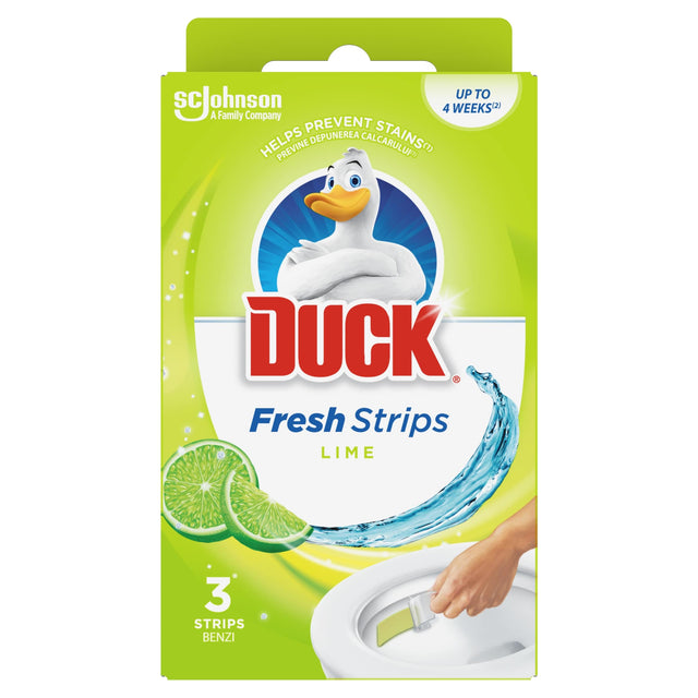 Duck Fresh Toilet Strips Lime 3 x 9 g