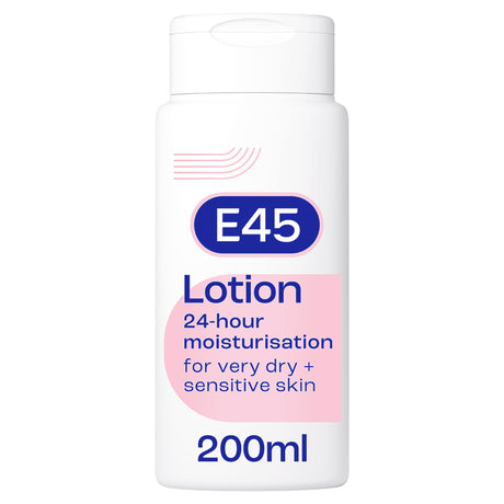 E45 Moisturiser Body Lotion For Dry & Sensitive Skin 200 ml