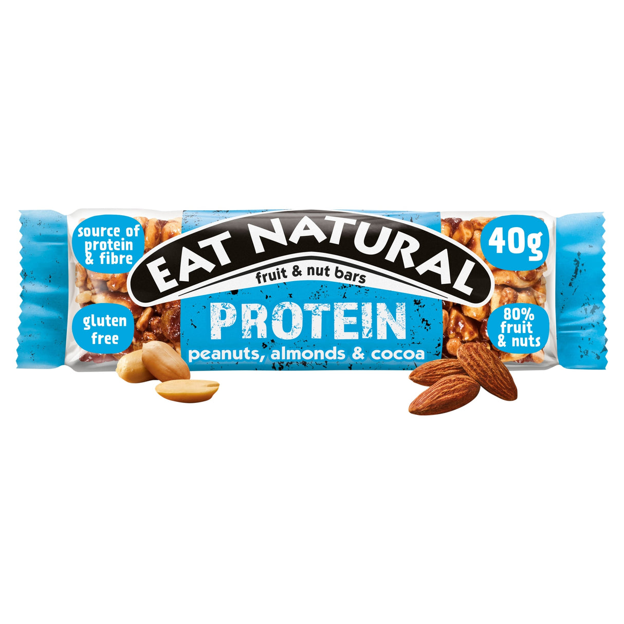 Eat Natural Protein Fruit & Nut Bars Peanuts Almonds & Cocoa 40 g