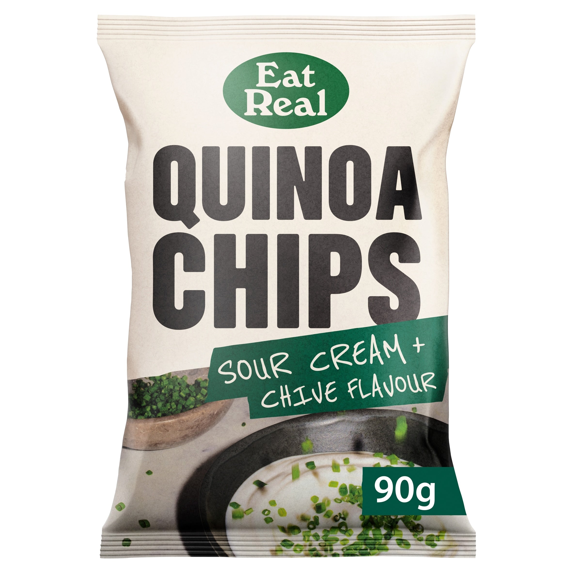 Eat Real Quinoa Chips Sour Cream & Chive 90 g