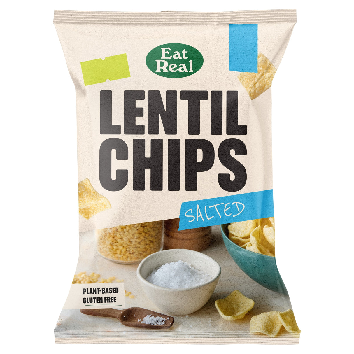 Eat Real Salted Lentil Chips 95 g