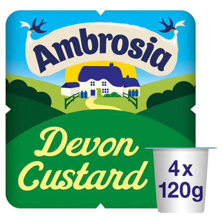 Ambrosia Ready To Eat Devon Custard 4 x 120 g