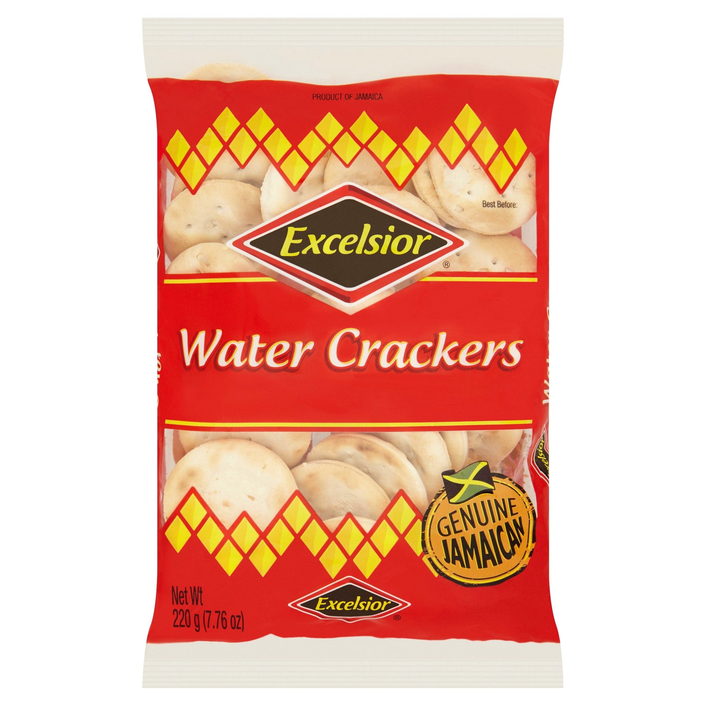 Excelsior Jamaican Water Crackers 220 g