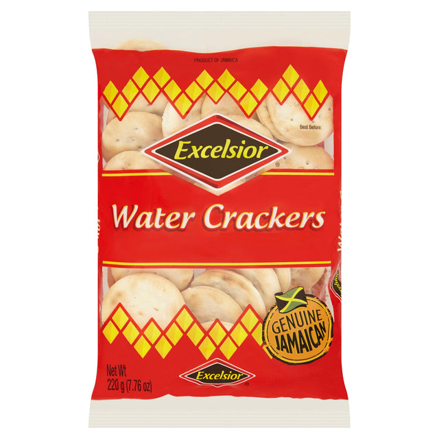 Excelsior Jamaican Water Crackers 220 g
