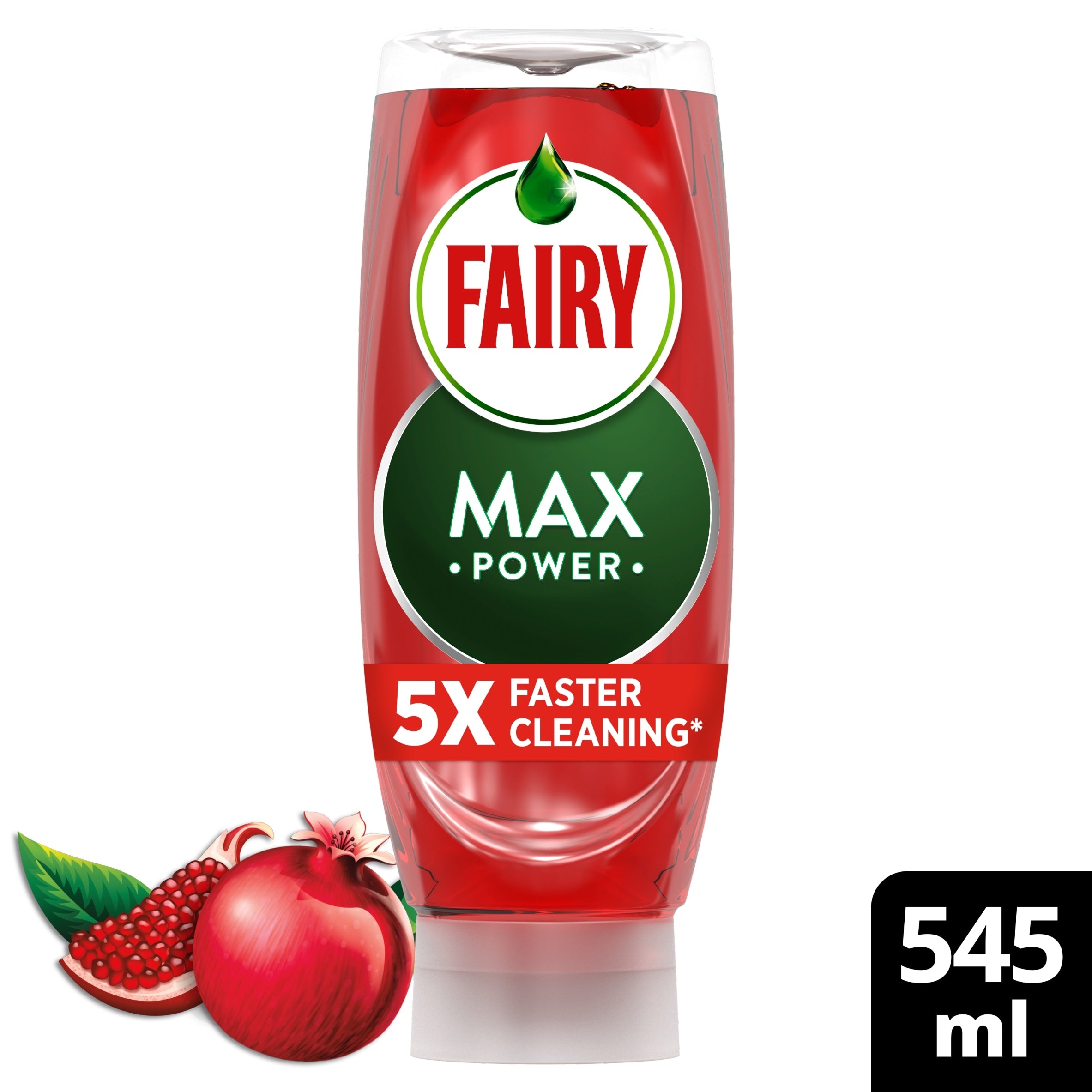 Fairy Max Power Pomegranate Washing Up Liquid 545 ml