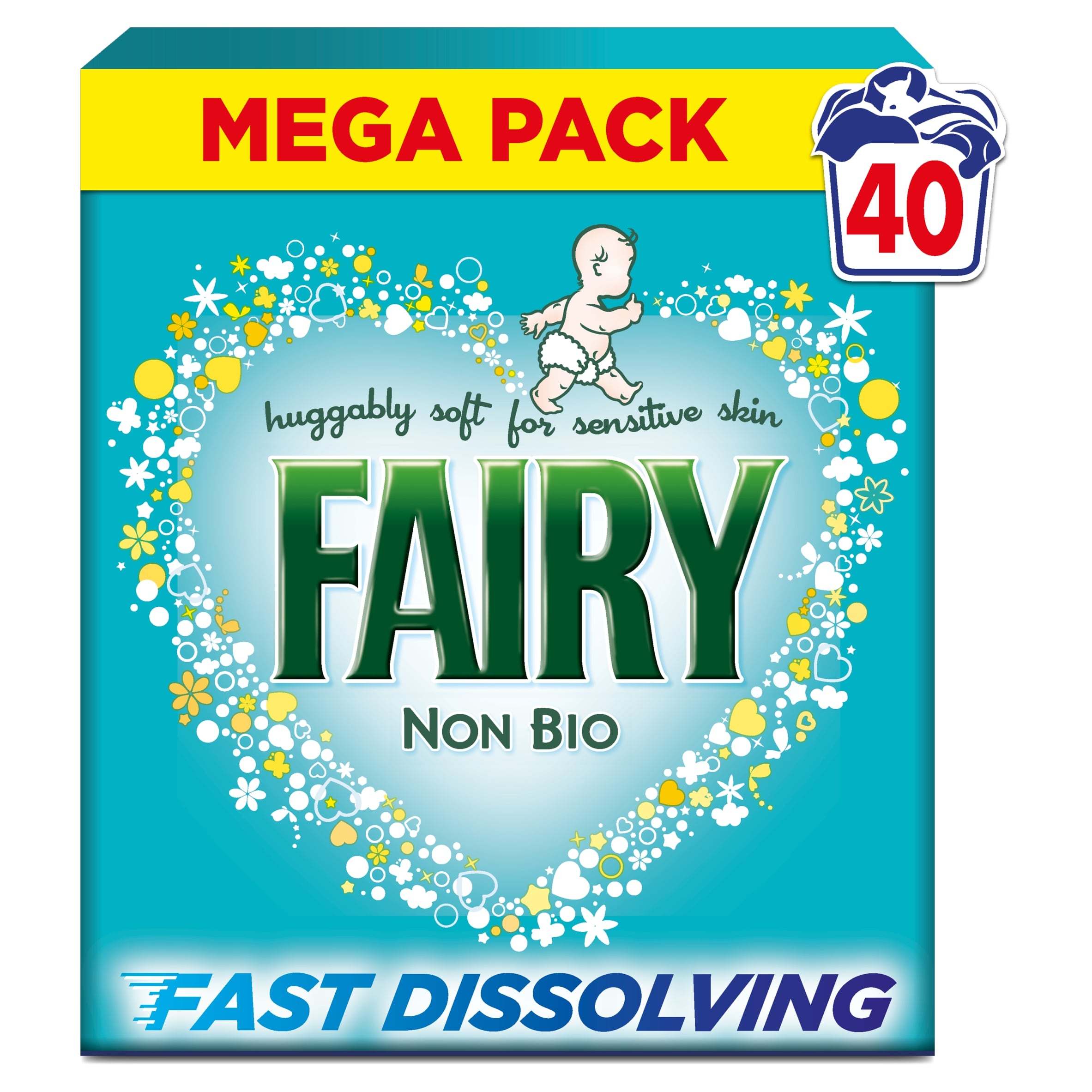 Fairy Non Bio Washing Powder 40 Washes 2200 g