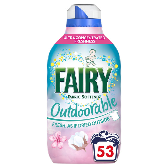 Fairy Outdoorable Fabric Conditioner Cherry Blossom & Nordic Cotton 53 Washes 742 ml