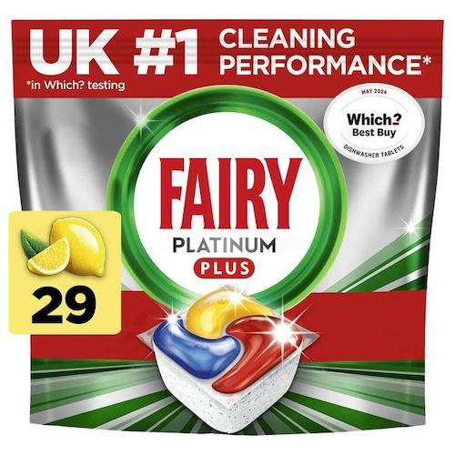 Fairy Platinum Plus All In One Dish Washer Tablets Lemon 450 g x29