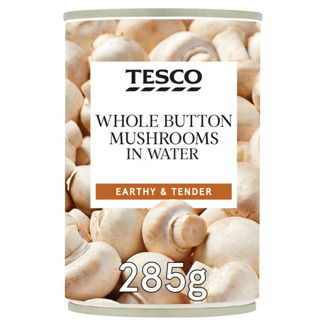 Tesco Whole Button Mushroom 285 g