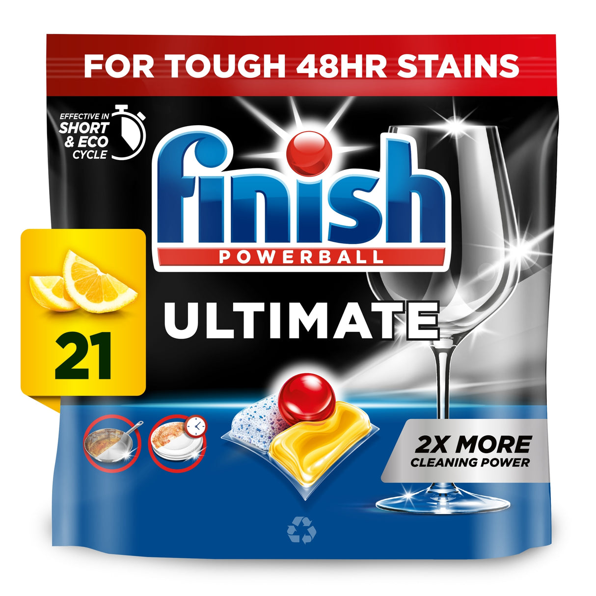 Finish Ultimate All In One 21 Dish Washer Tablets Lemon 270.9 g