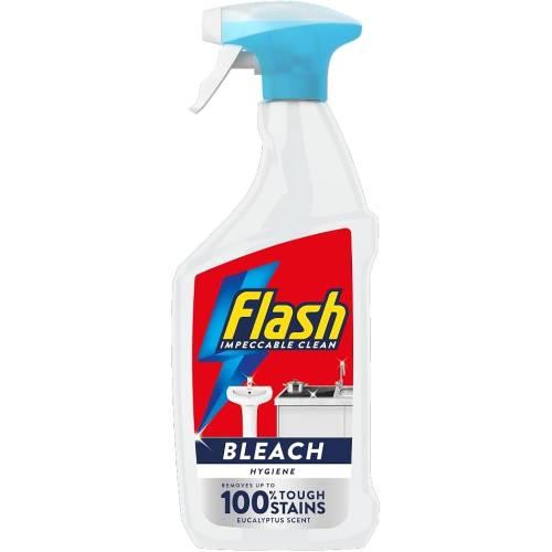 Flash Cleaning Spray With Bleach Eucalyptus Scent 800 ml