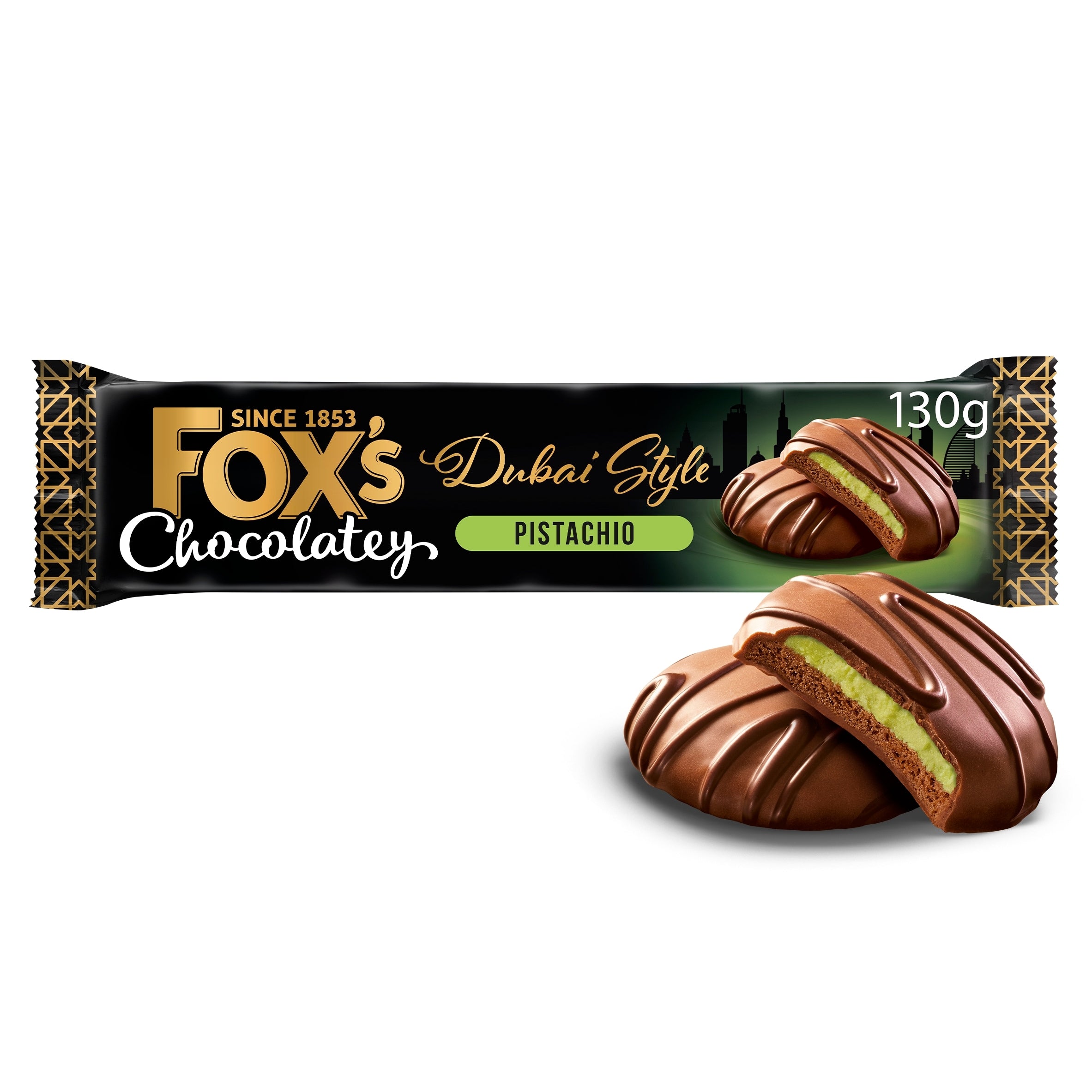 Fox's Chocolatey Dubai Style Pistachio 130 g