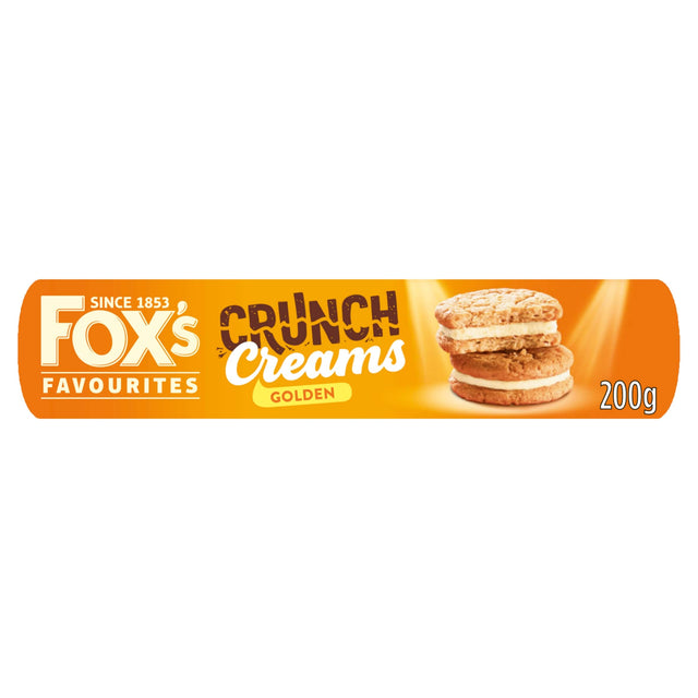 Fox's Favourites Crunch Creams Biscuits Golden 200 g