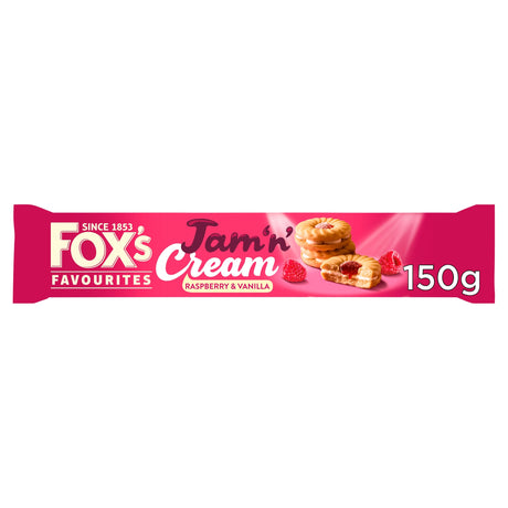 Fox's Jam Sandwich Cream Biscuit 150 g