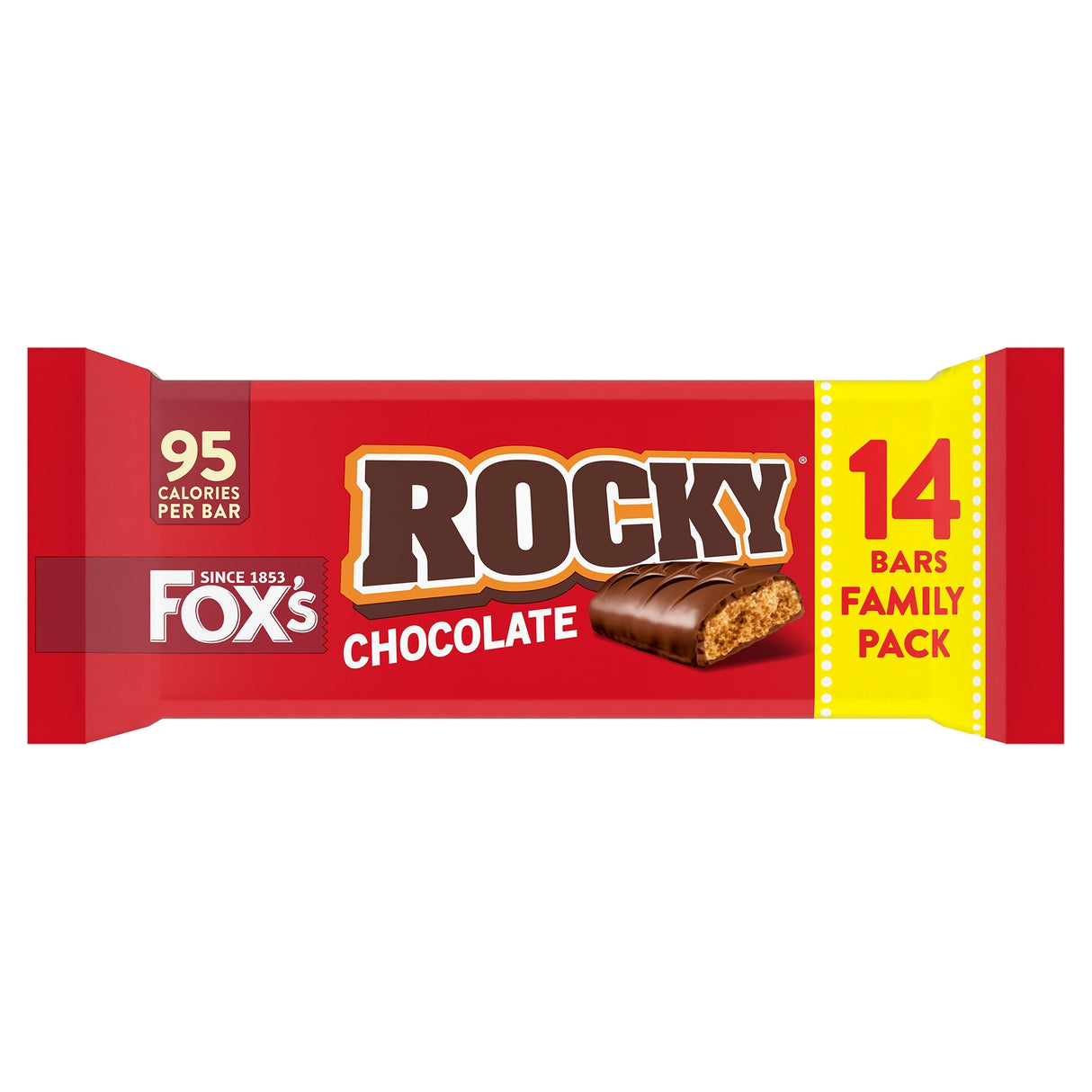 Fox's Rocky Milk Chocolate Biscuit Bars 14 x 19 g