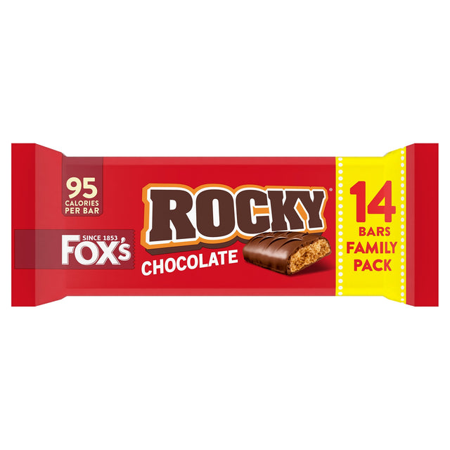 Fox's Rocky Milk Chocolate Biscuit Bars 14 x 19 g