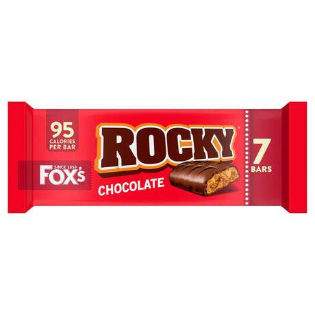 Fox's Rocky Milk Chocolate Biscuit Bars Multi-Pack 7 Pack 133 g