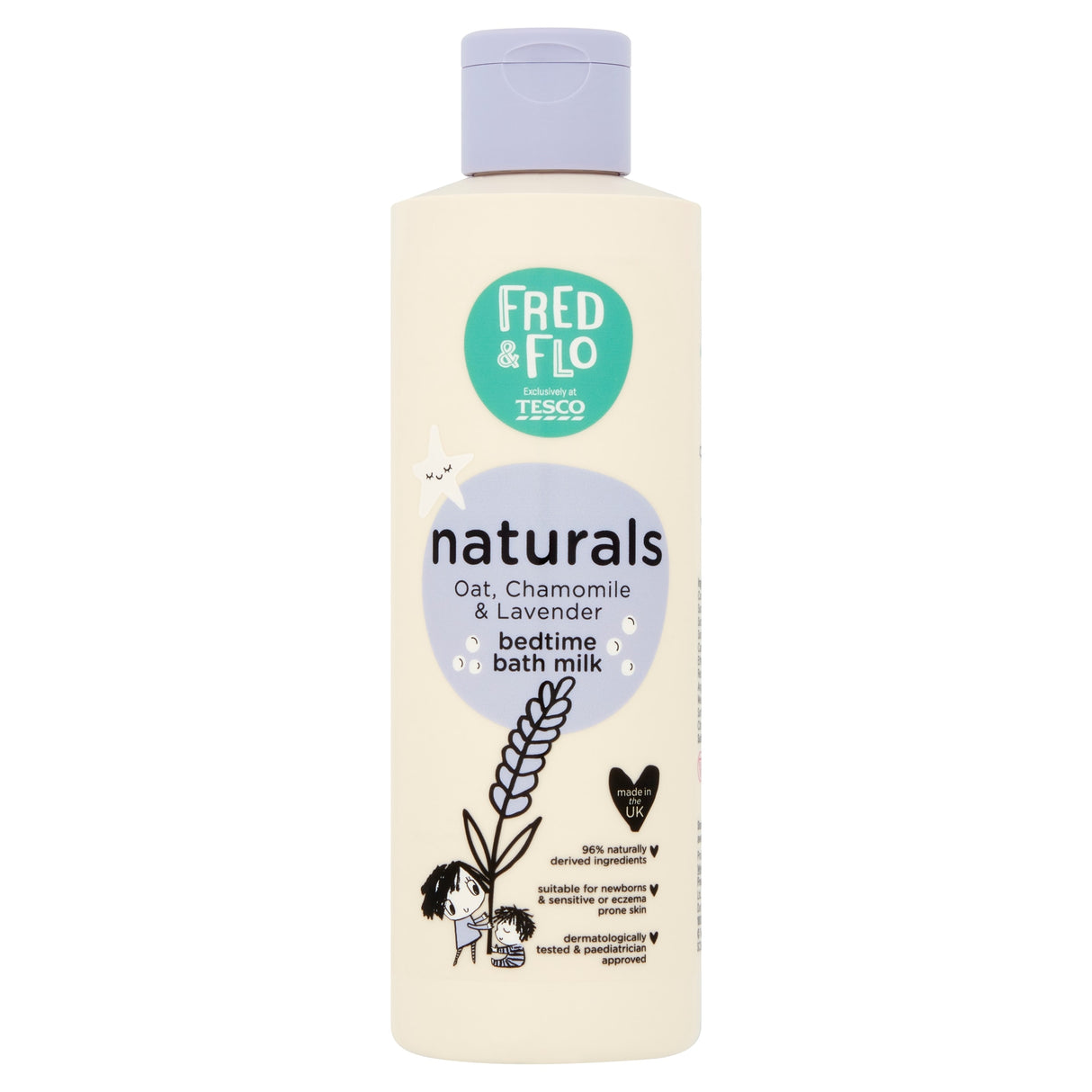 Fred & Flo Naturals Oat Chamomile & Lavender Bath Milk 250 ml