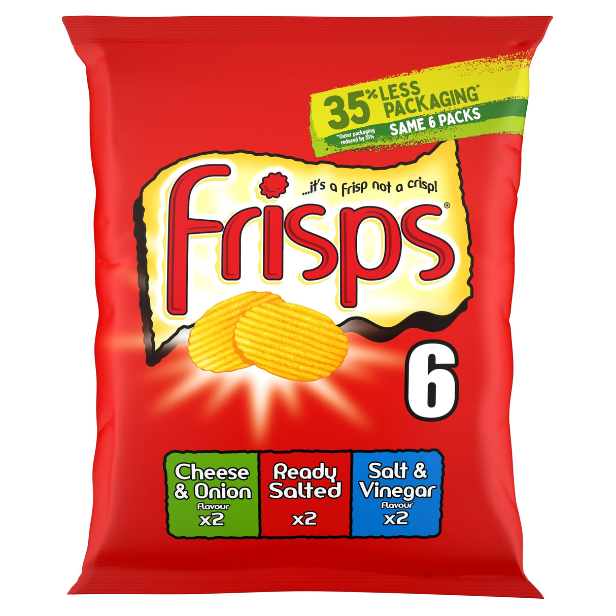 Frisps Assorted Crisps 6 x 25.5 g