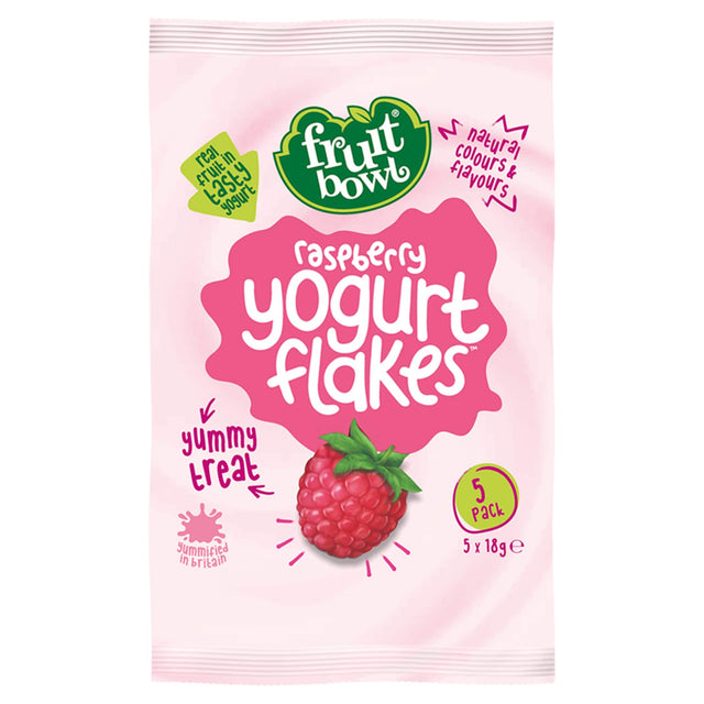 Fruit Bowl Raspberry Yogurt Flakes 5 x 18 g
