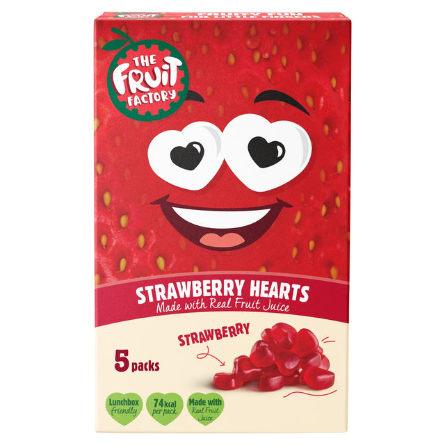 Fruit Factory Fruit Hearts Strawberry 5 x 20 g