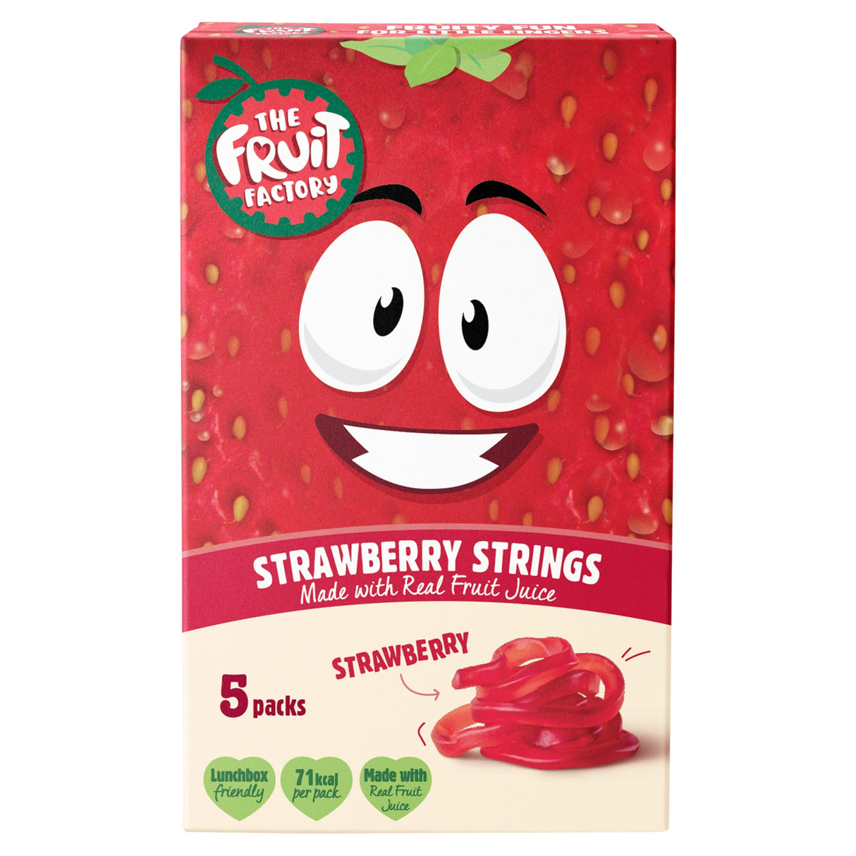 Fruit Factory Fruit Strings Strawberry 5 x 20 g