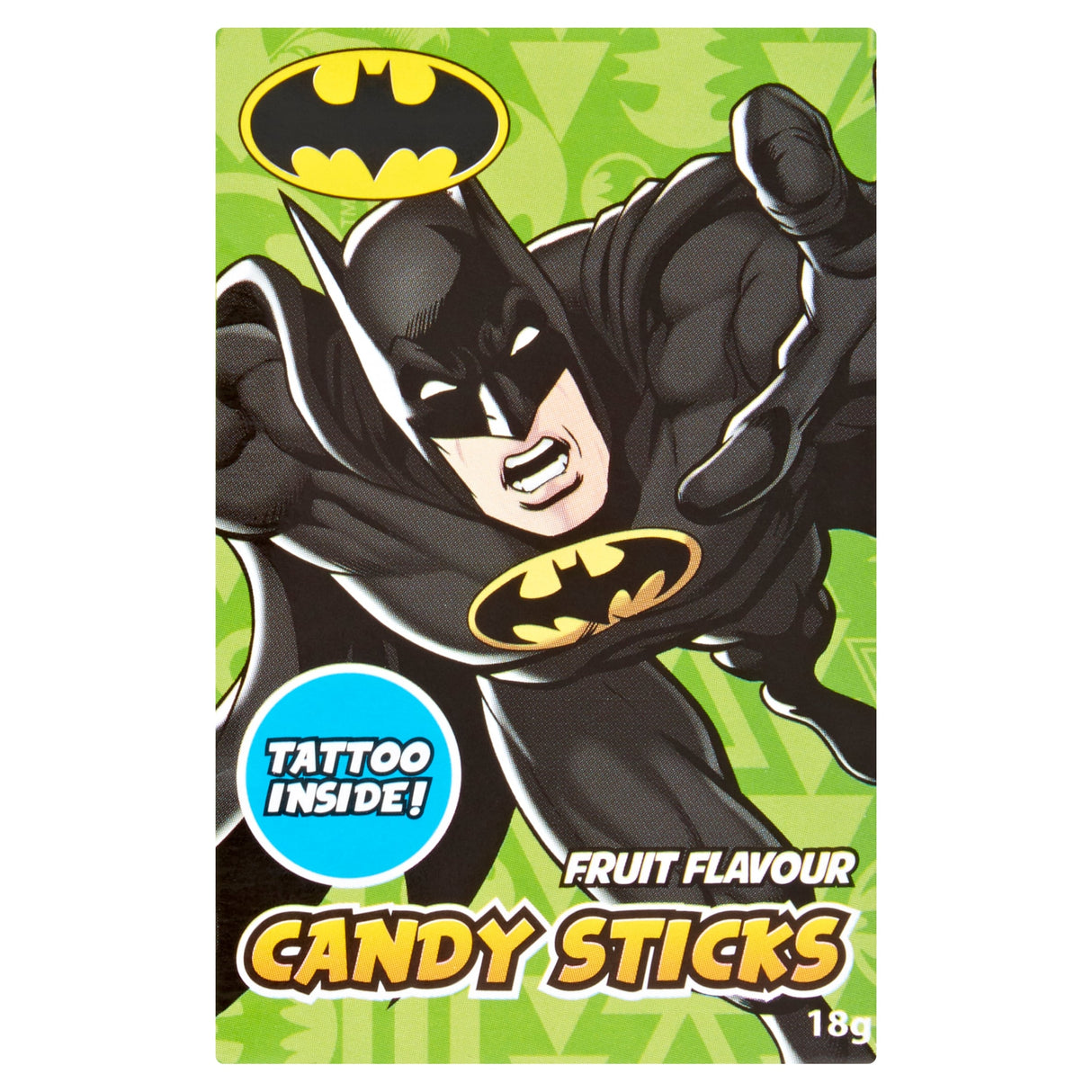 Fruit Flavour Candy Sticks With Temporary Tattoo 18 g