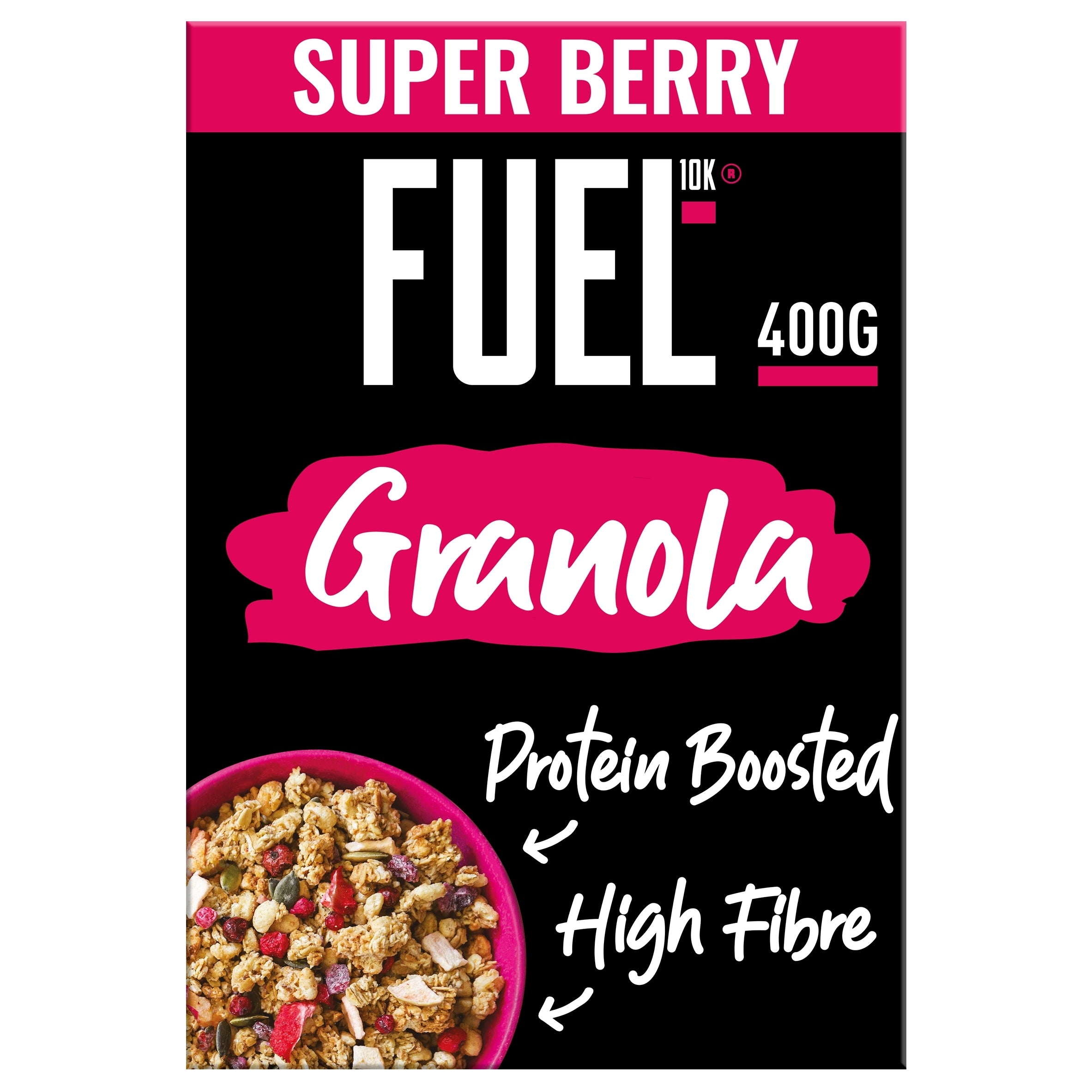 Fuel10K Super Berry Protein Granola Breakfast Cereal 400 g