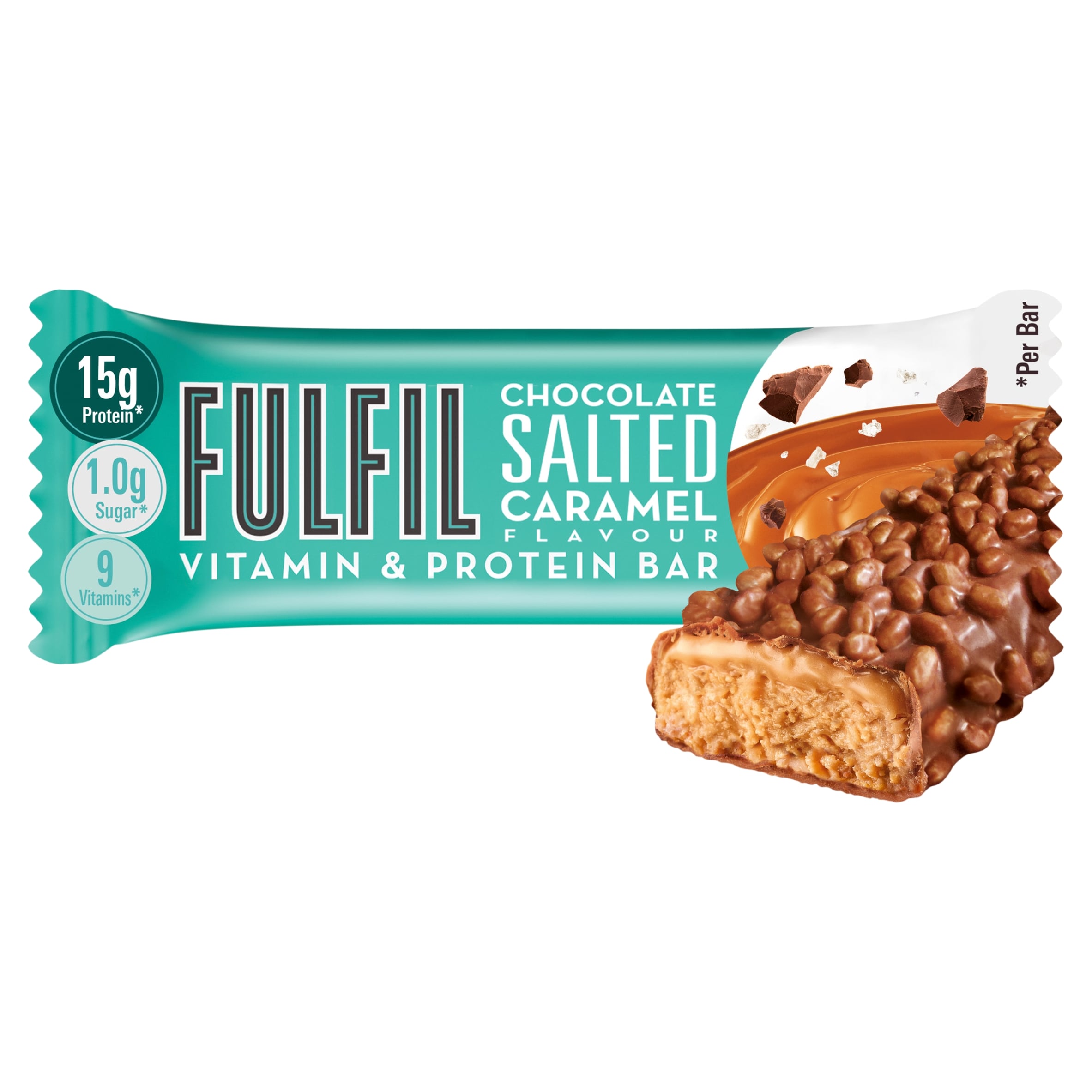 Fulfil Chocolate Salted Caramel Vitamin & Protein Bar 40 g