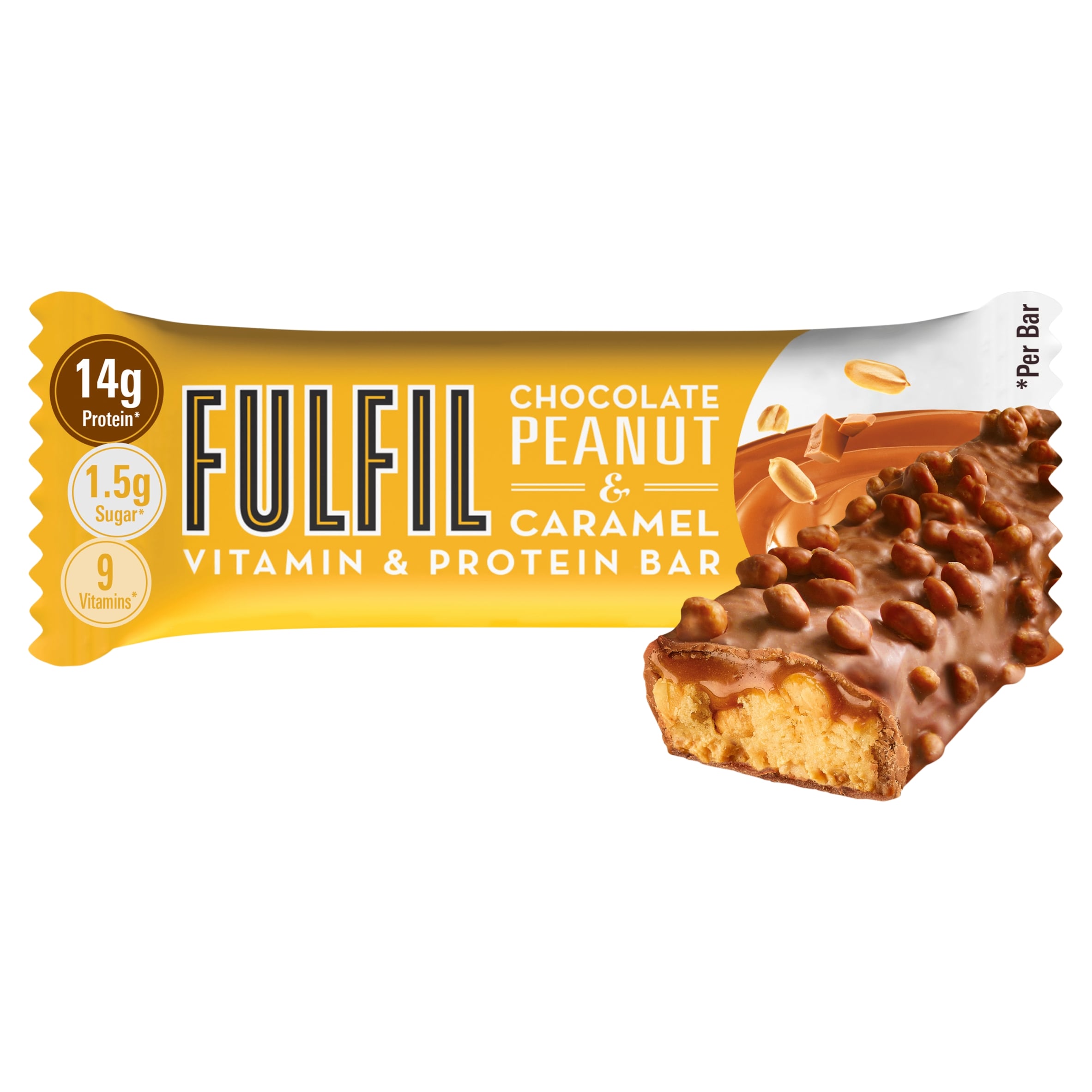 Fulfil Peanut & Caramel Vitamin & Protein Bar 40 g