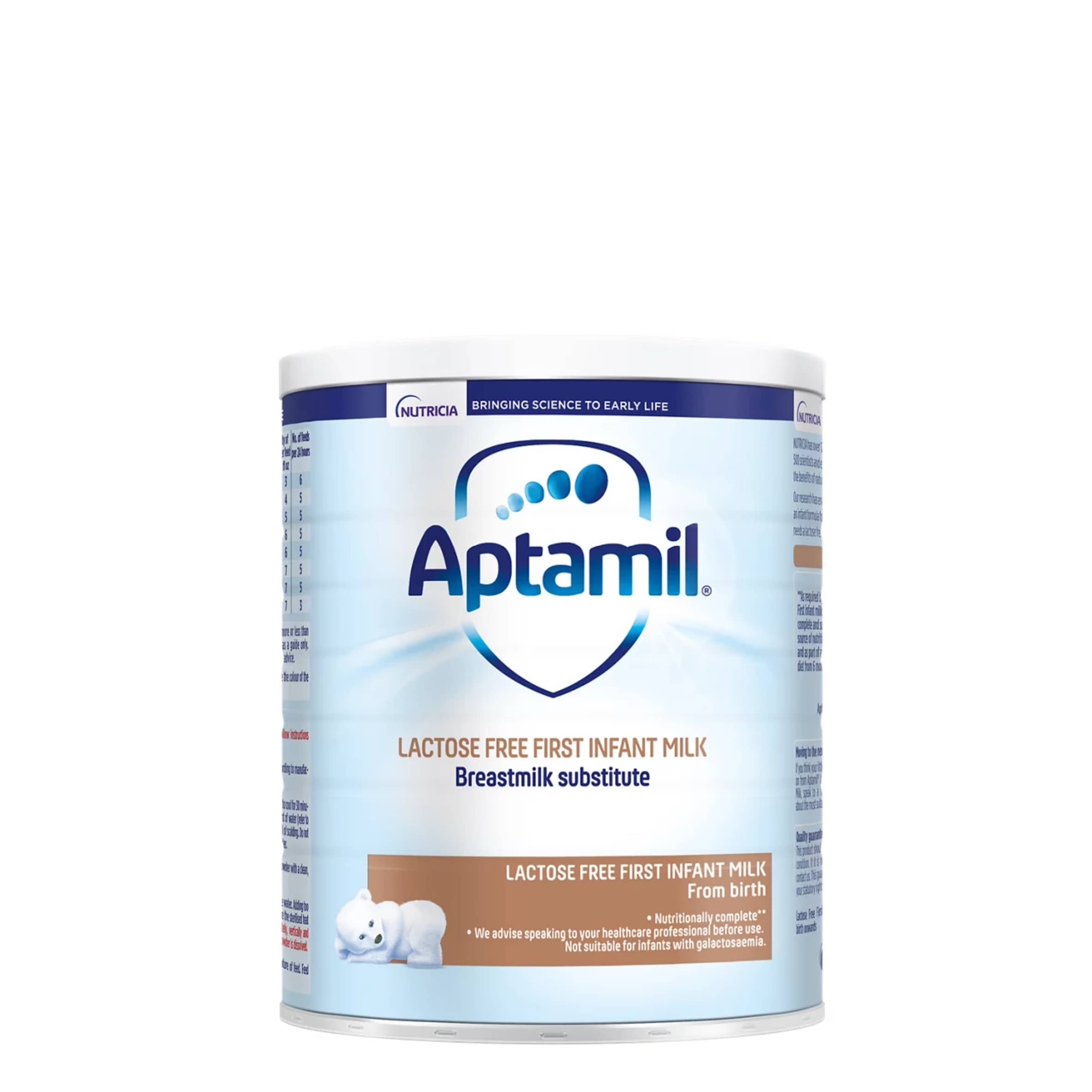 Aptamil Lactose Free Baby Milk Formula Powder From Birth 400 g