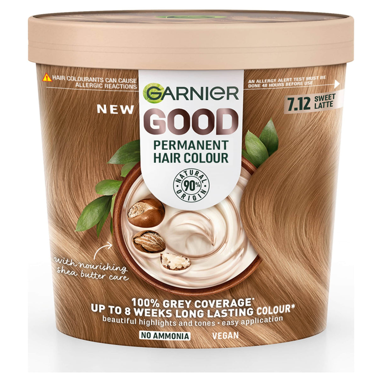 Garnier Good 7.12 Sweet Latte Permanent Hair Dye