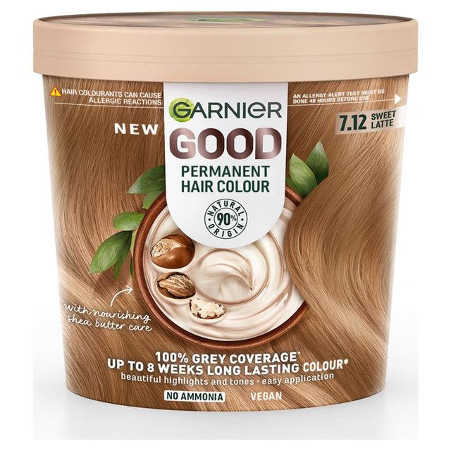 Garnier Good 7.12 Sweet Latte Permanent Hair Dye