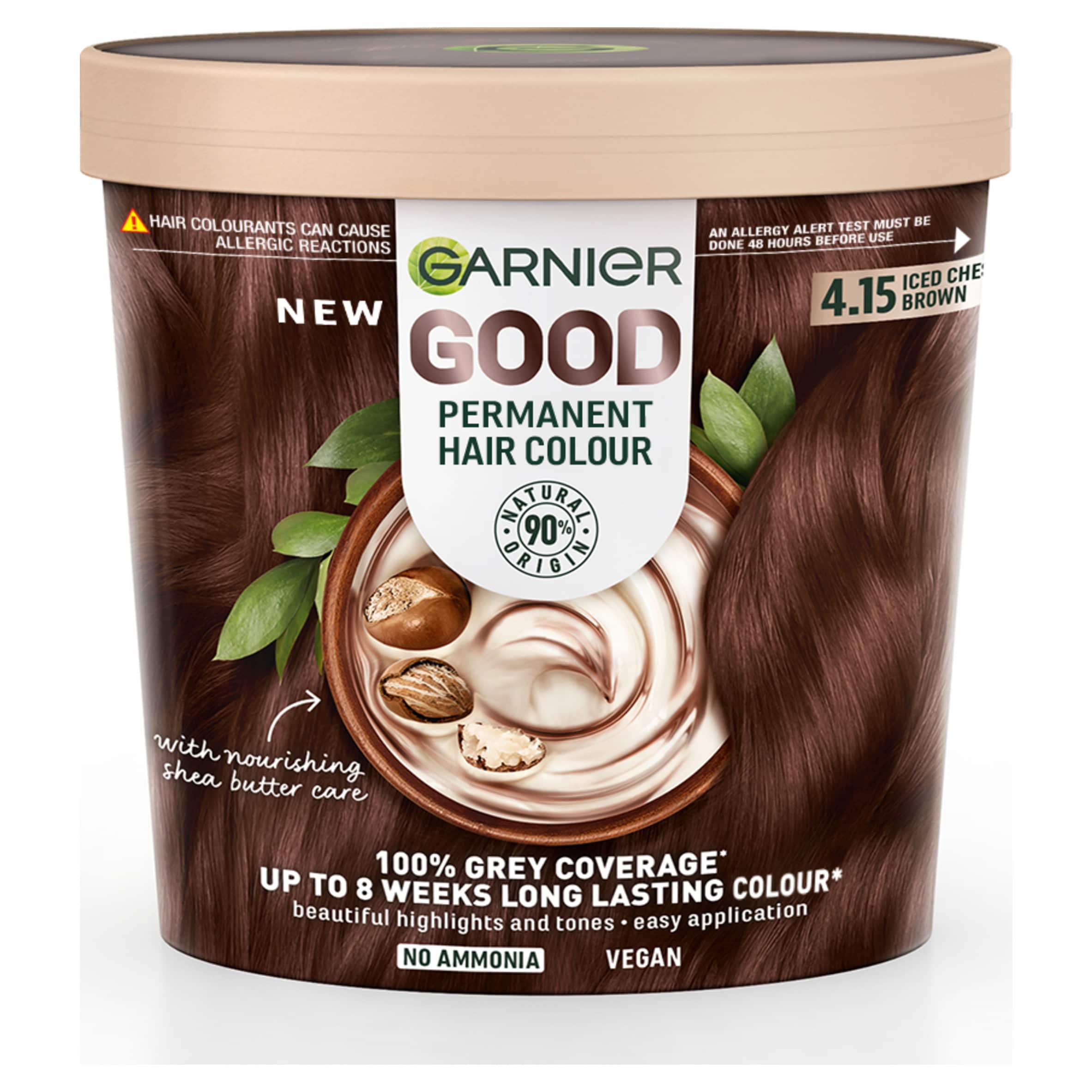 Garnier Good Permanent Hair Colour 4.15 Iced Chestnut Brown