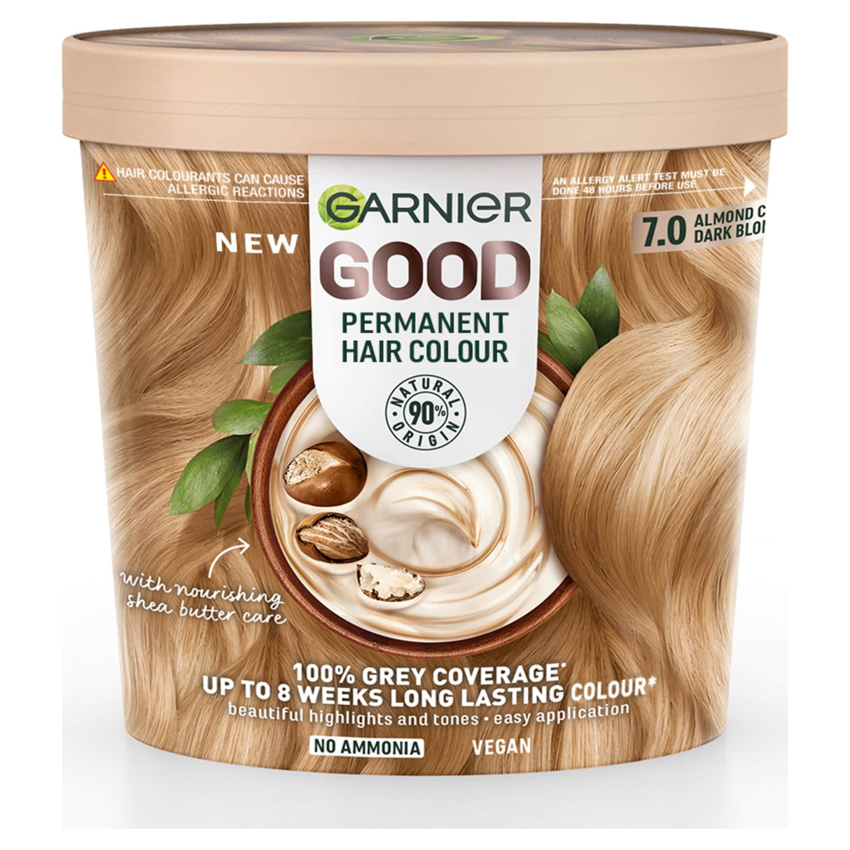 Garnier Good Permanent Hair Colour 7.0 Almond Creme Dark Blonde