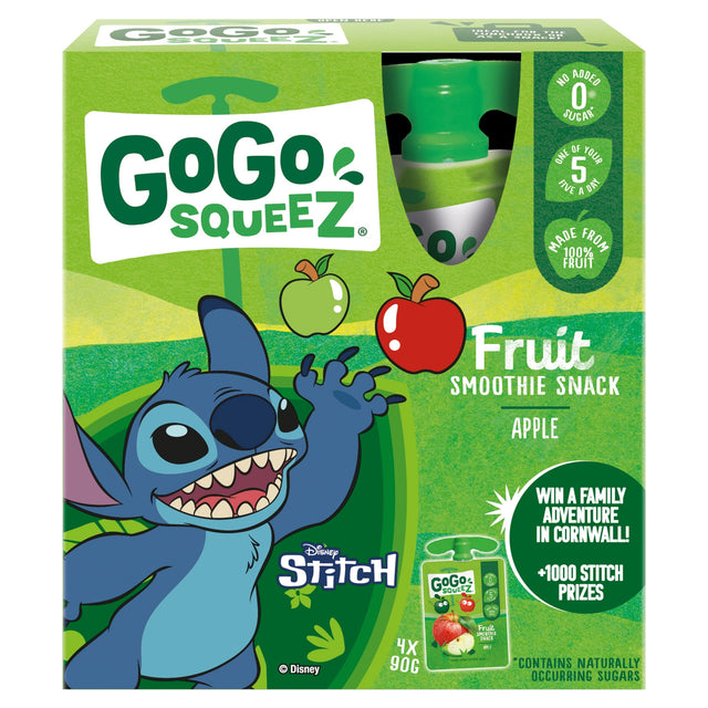 GoGo Squeez Fruit Snack Apple 4 x 90 g