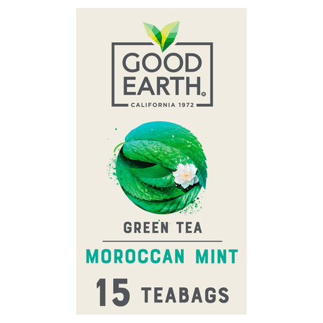 Good Earth Green Tea Moroccan Mint 15 Tea Bags 27 g