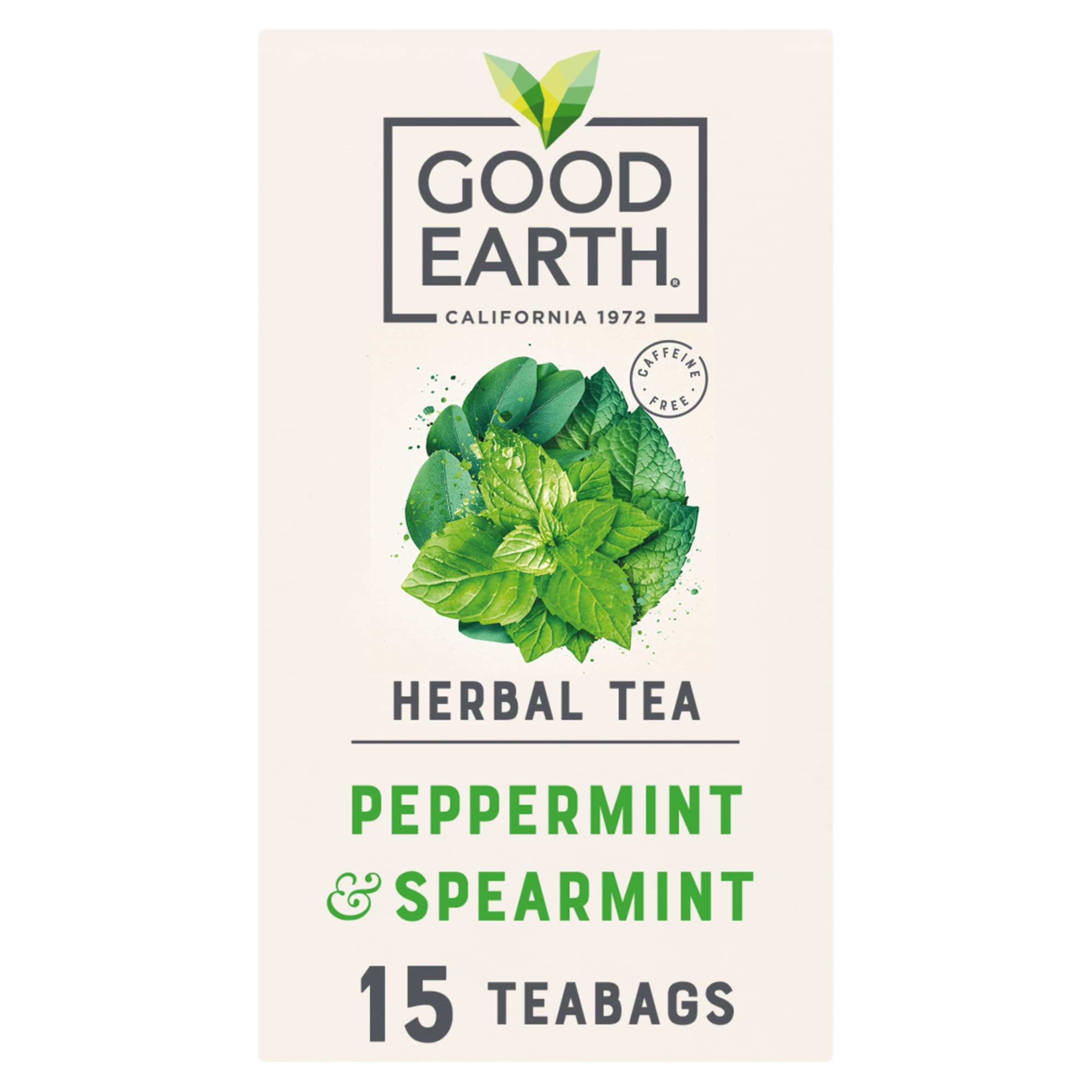 Good Earth Herbal Tea Peppermint Spearmint 15 Tea Bags 27 g