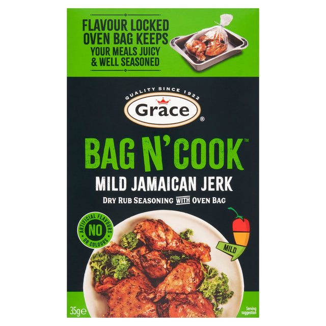 Grace Bag N' Cook Mild Jerk Seasoning 35 g