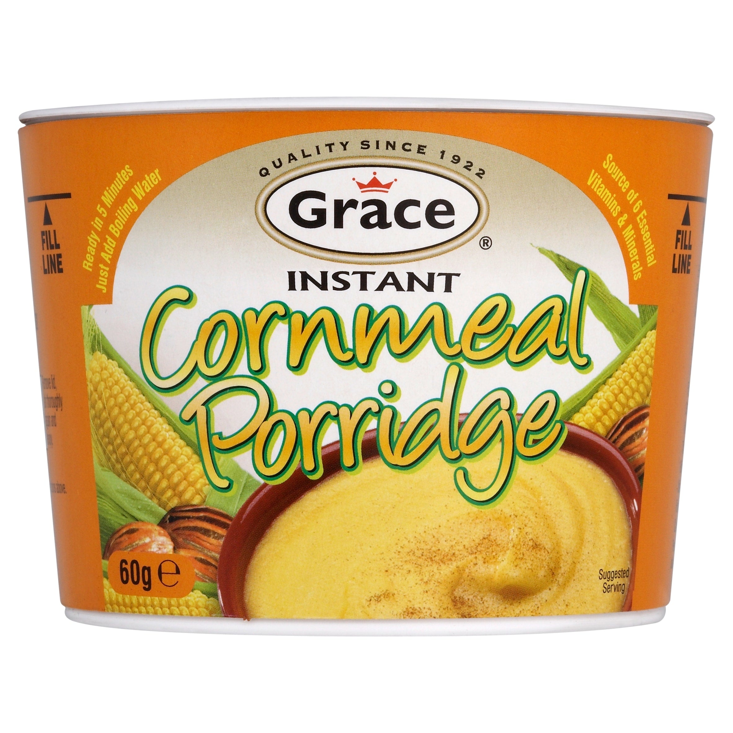 Grace Instant Cornmeal Home Style Porridge 60 g