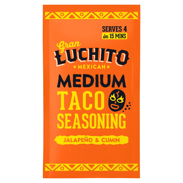 Gran Luchito Jalapeno & Cumin Medium Taco Seasoning 28 g
