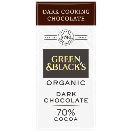 Green & Black's Organic Cooking Chocolate 150 g