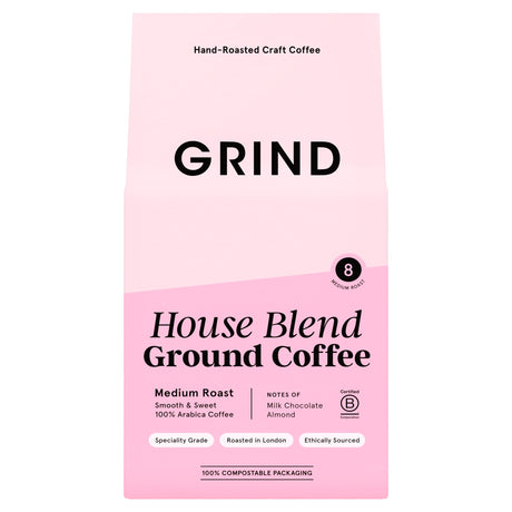 Grind House Blend Ground Coffee 200 g