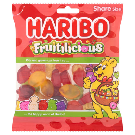 Haribo Fruitilicious Fruit Gums 150 g