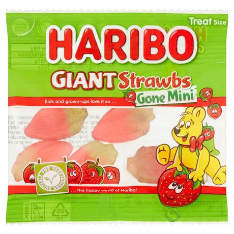 Haribo Giant Strawbs Gone Mini 16 g