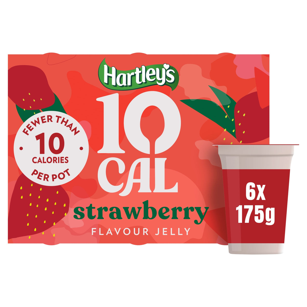 Hartley's 10 Cal Flavour Jelly Strawberry 6 x 175 g